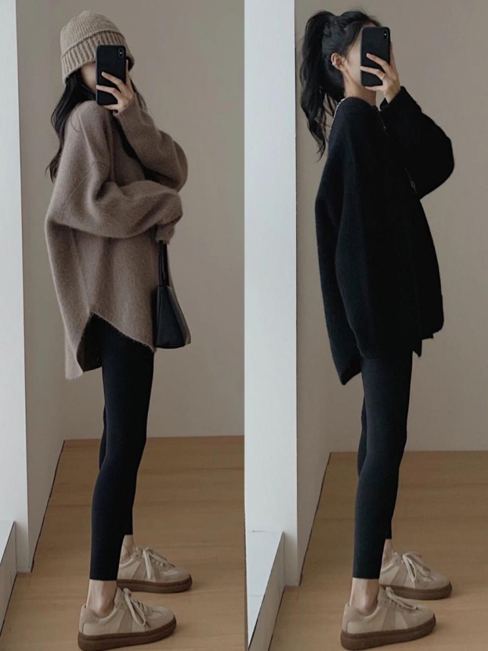 High-Grade Versatile Soft Glutinous Knitted Women's Sweater