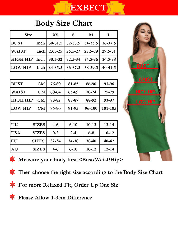 Gold Chain Bandage Evening Mini Dress