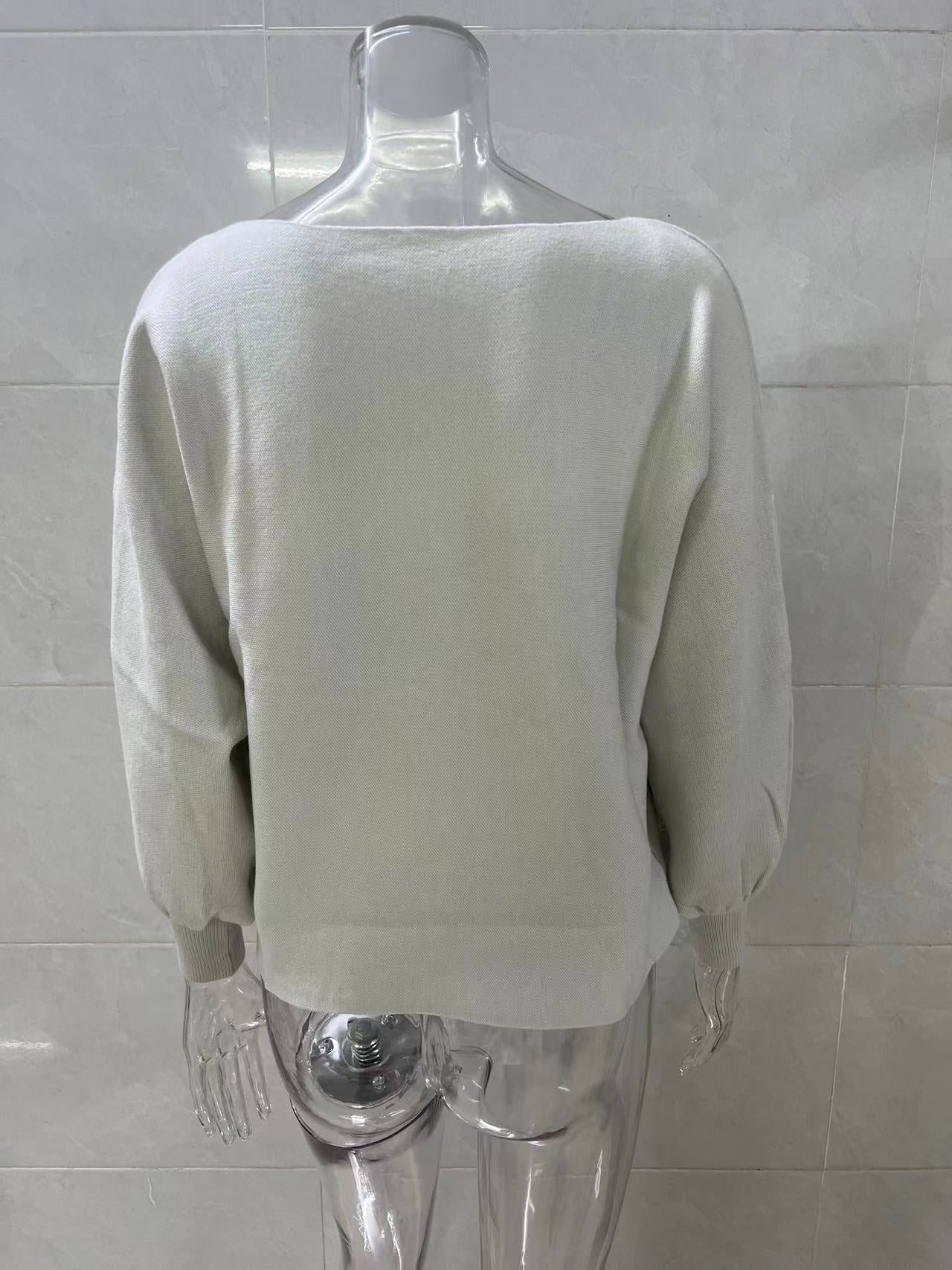 Loose Pullover Knittied Sweater