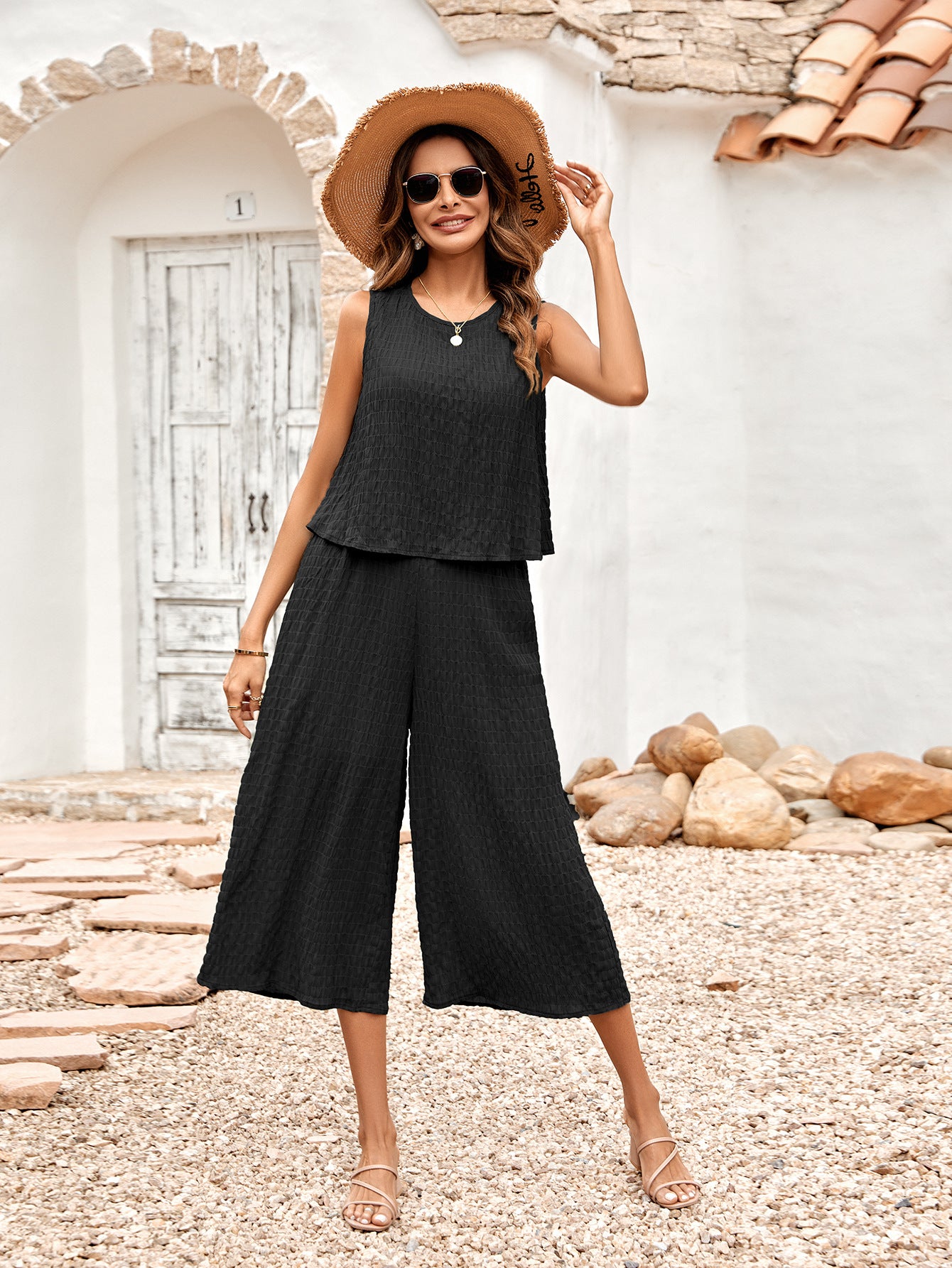 Women's Loose Sleeveless Jumpsuit