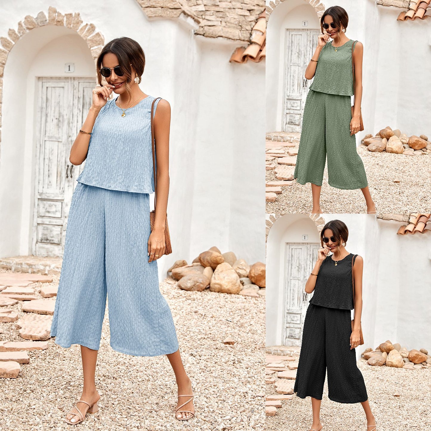 Women's Loose Sleeveless Jumpsuit