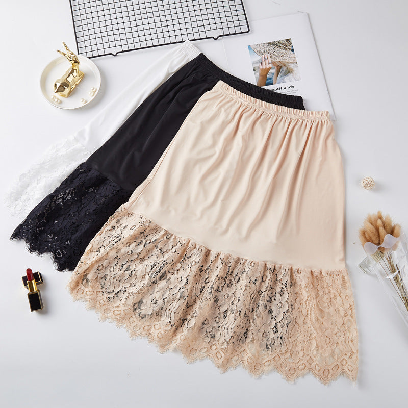 Lace Cutout Mini Skirt/Petticoat