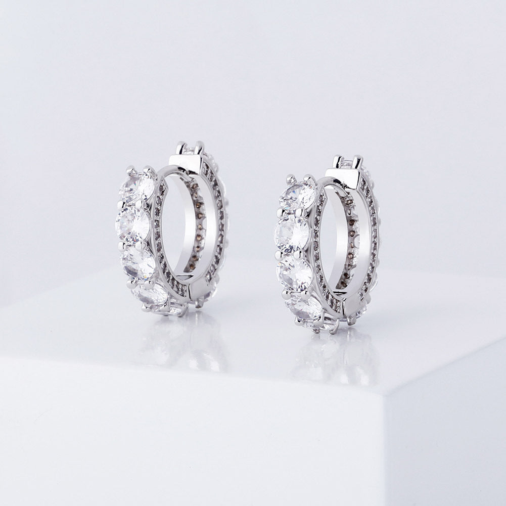 New Huggie hoop earrings
