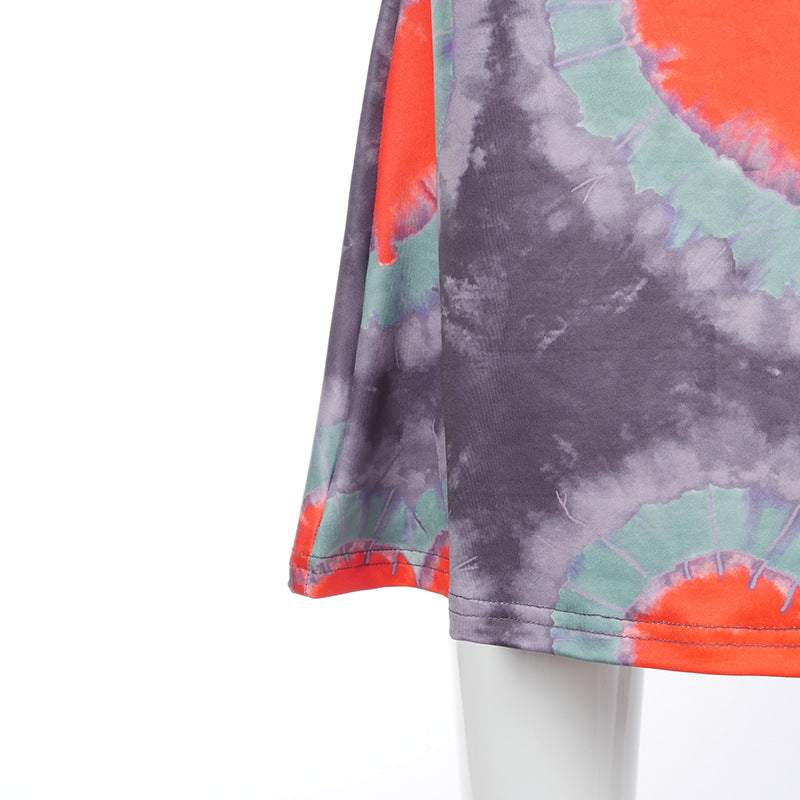Spring New Love Printing Casual Bag Hip Half-Length Low-Waist Long Skirt