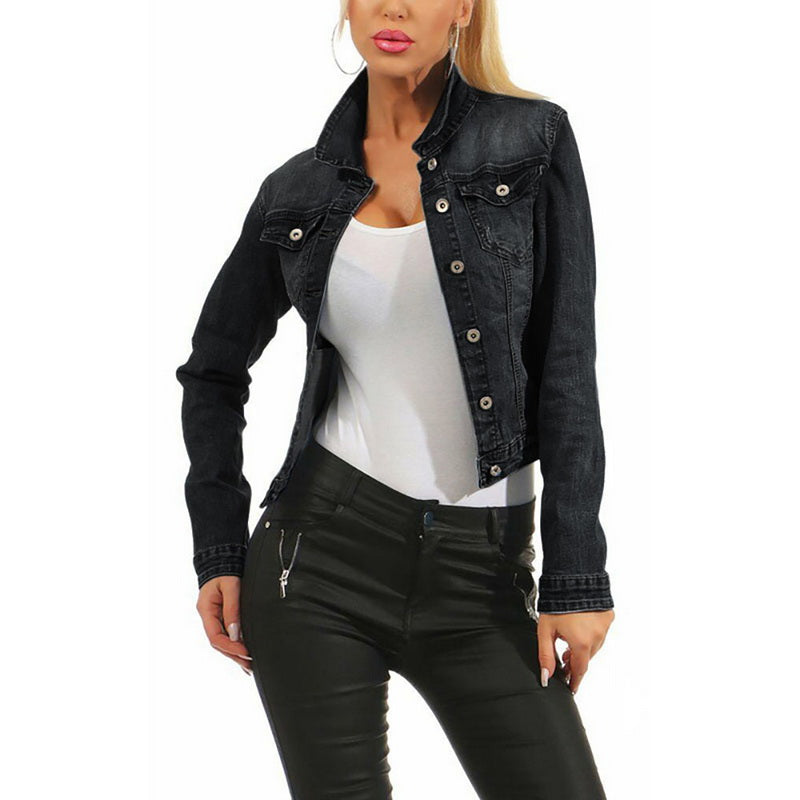 Stretch Denim Jacket