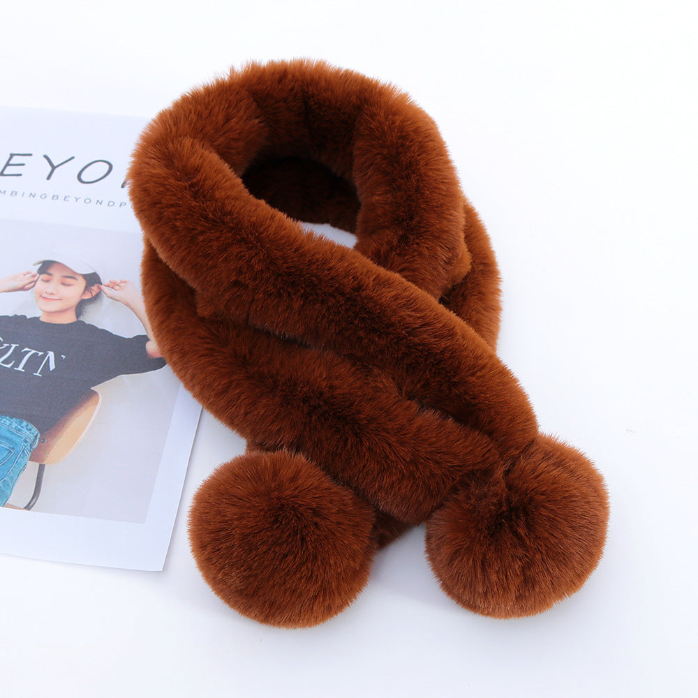 Double-Sided Eco-Friendly Fur Scarf