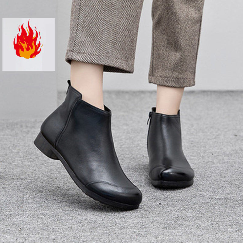 Low-Heel Ankle Boots