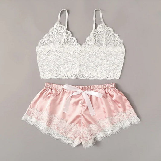 Lace Shorts & Top Lingerie