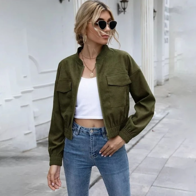 Cross Border Zipper Jacket