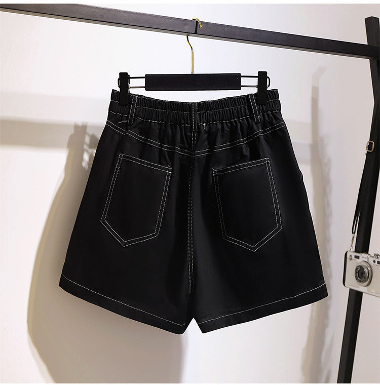 Women's Casual Zipper Shorts