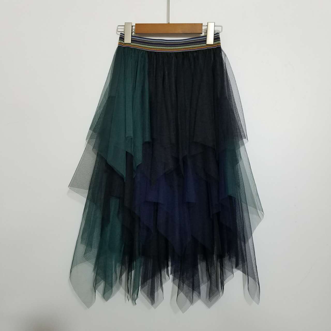 spell color net gauze peng peng skirt fairy half skirt