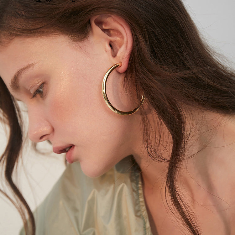 Chunky Hoop Earrings