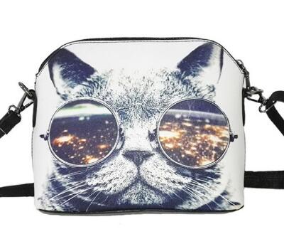 Cats Printing Women's Handbag