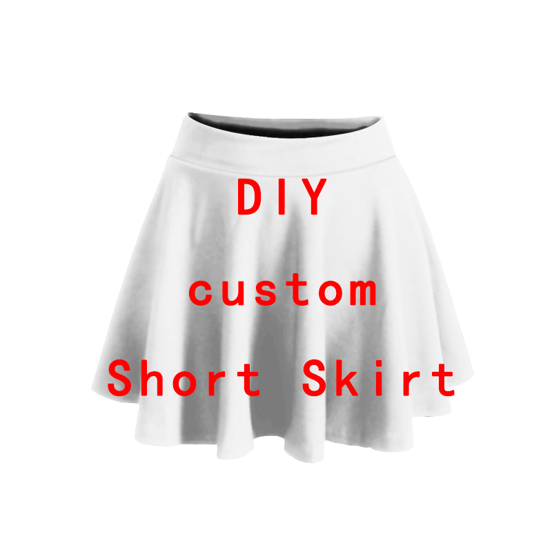 Trendy 3D Women's Fashion  Streetwear Short Skirt