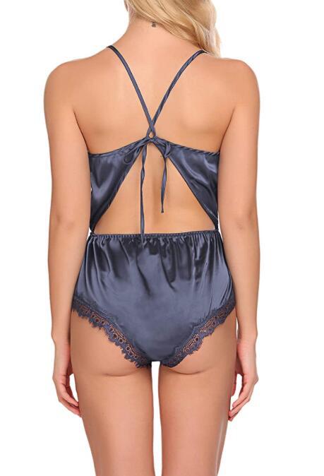 Lace Tie-Sling Bodysuit