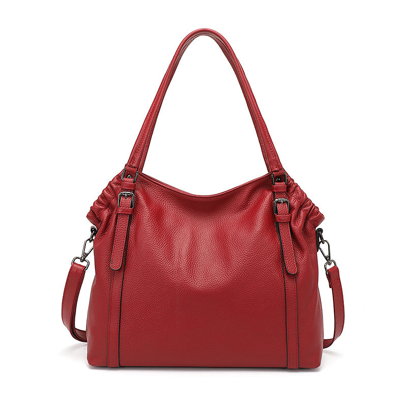 New-Style Simple Large-Capacity Leather Handbag For Women