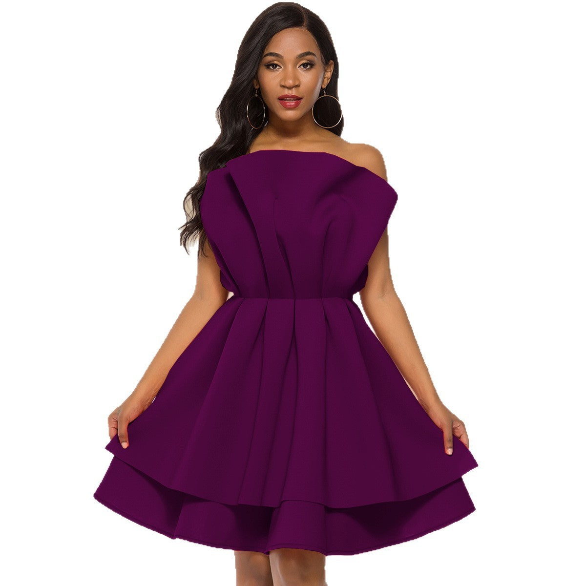 Tube-Top Short Dress