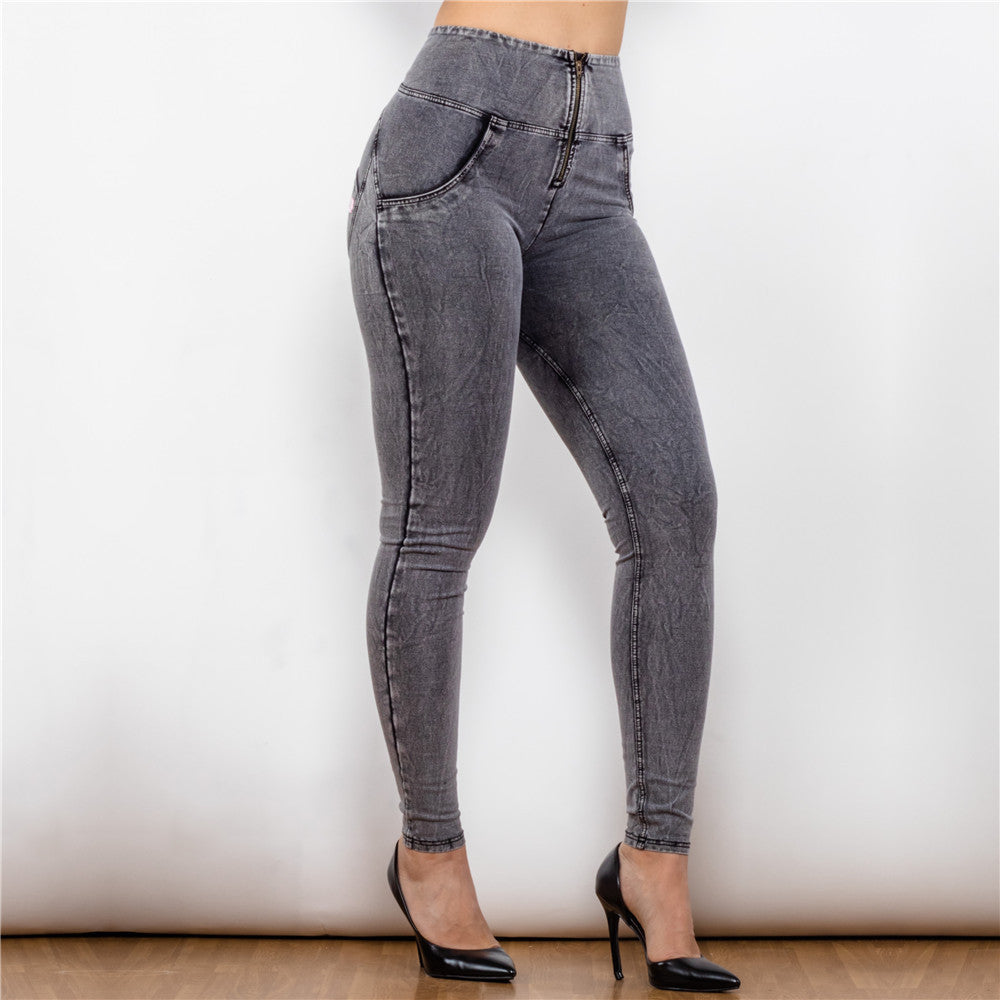 Push-Up Butt-Lifting Denim Leggings