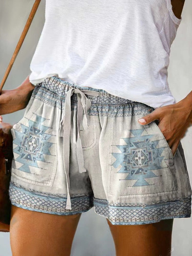 Lace-Up Loose Shorts - 3D Printing