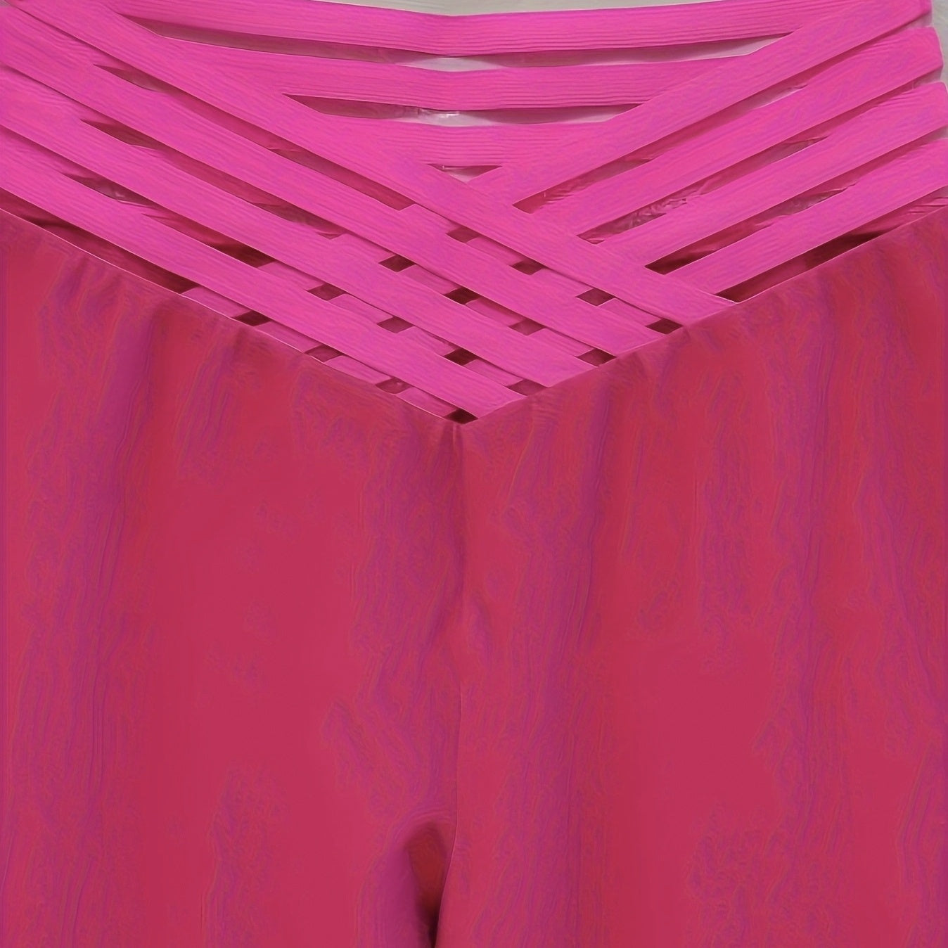 Women's High-Waist Hollow-Out Trousers - US Only