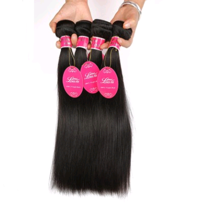 Real Human Hair Straight Wave Natural Colour Extensions