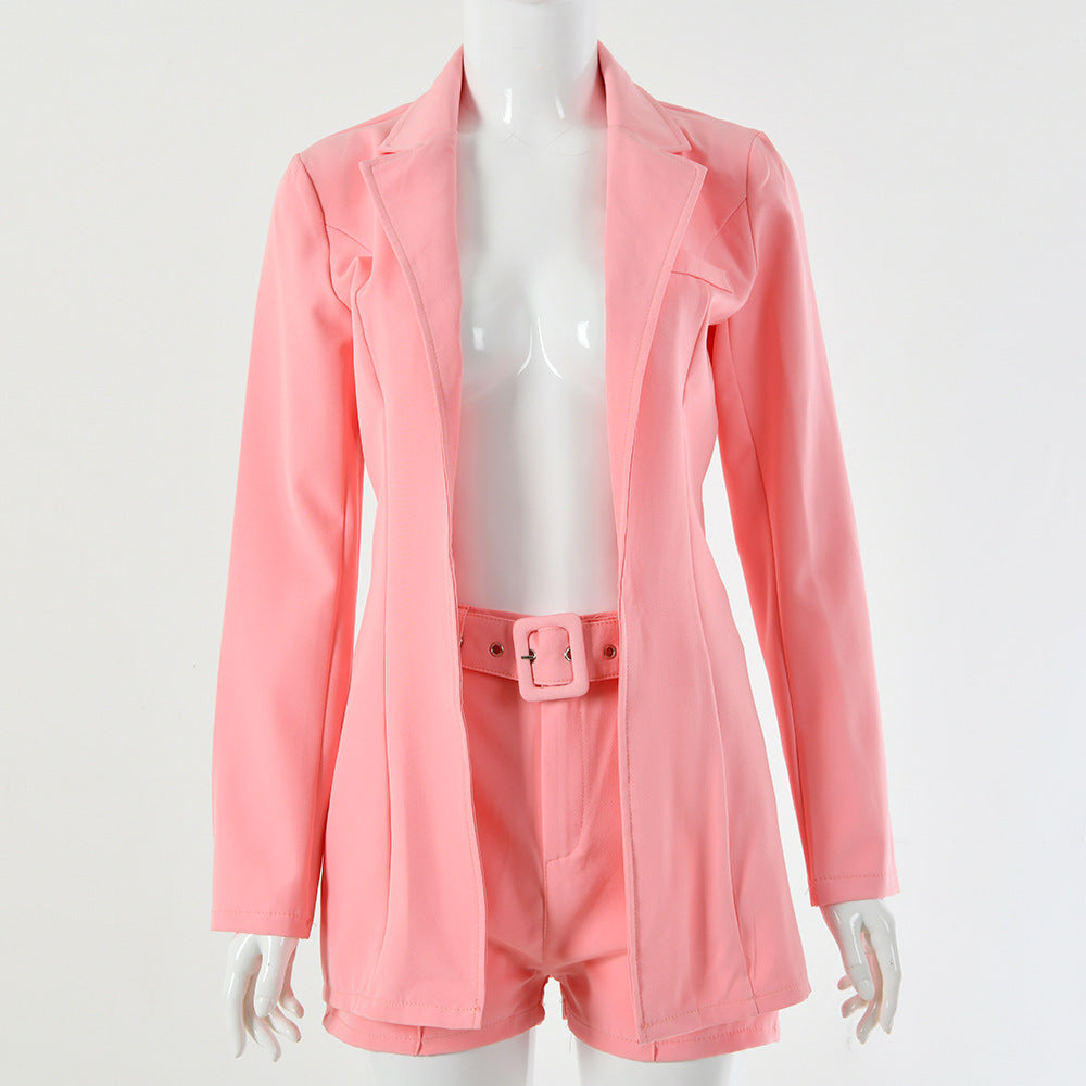 Women's Short Pants Suit