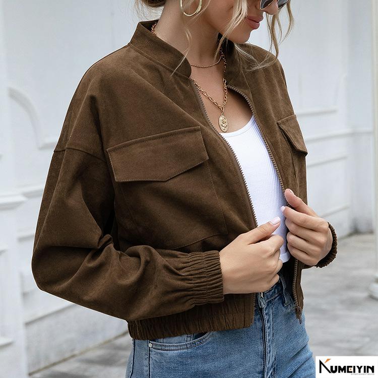 Cross Border Zipper Jacket