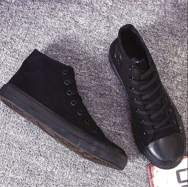 High-Top Flat Cloth Shoes