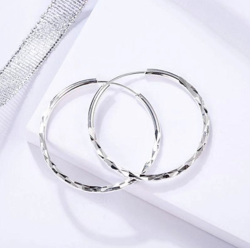 Hoop Earrings - 18k Gold-Plated