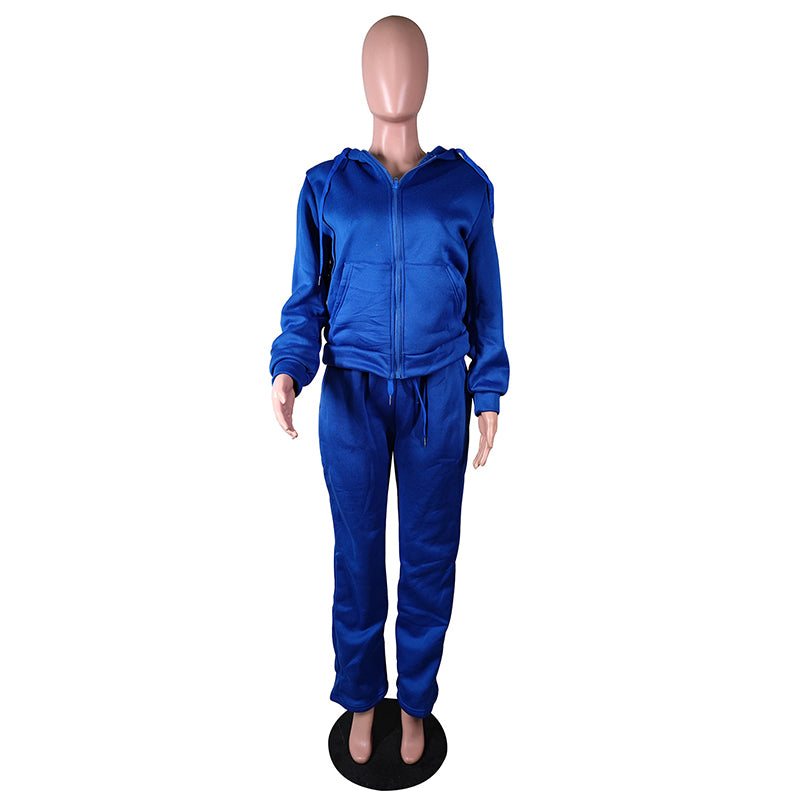 Two-Piece Women's  Sweatsuit Outfit