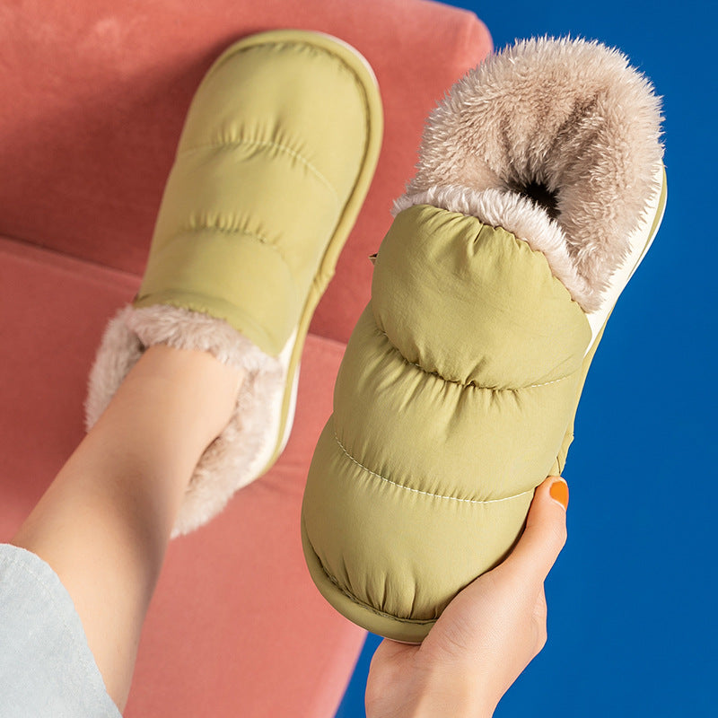 Thick Non-Slip Warm Cotton Slippers For Women