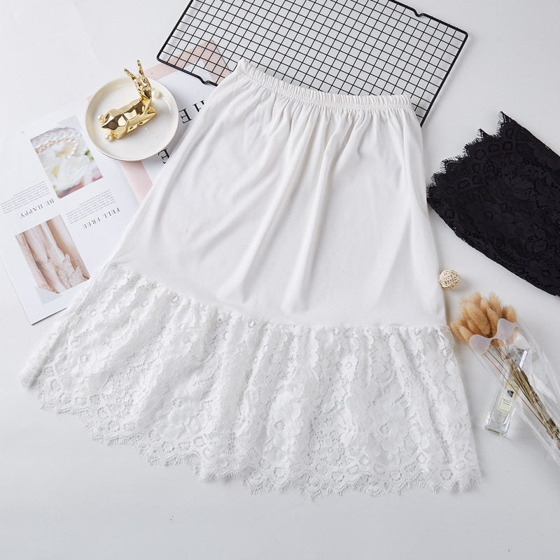 Lace Cutout Mini Skirt/Petticoat