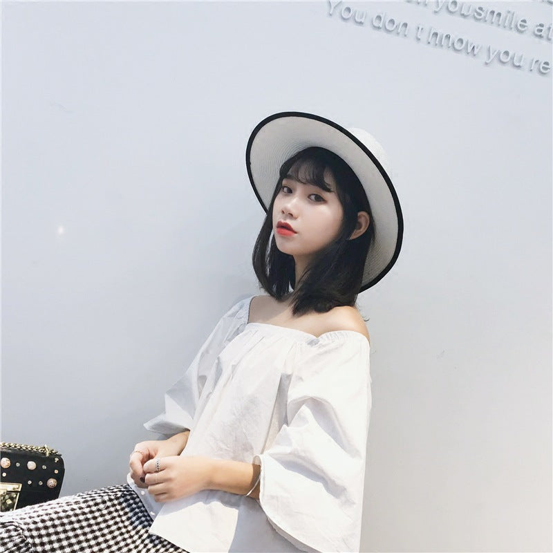 Large Brim Beach Sun Hat For Women