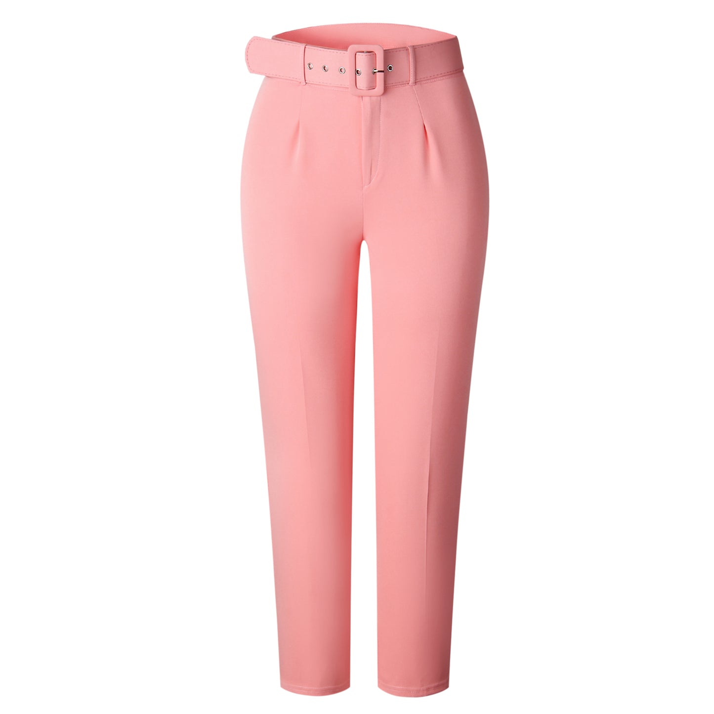 High-Waist Casual Trousers