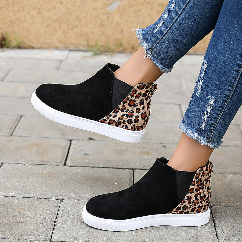 Flat Cutout V Elastic Band Shoes