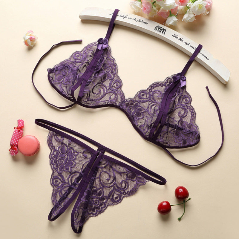 Lace Tulle Lingerie Set