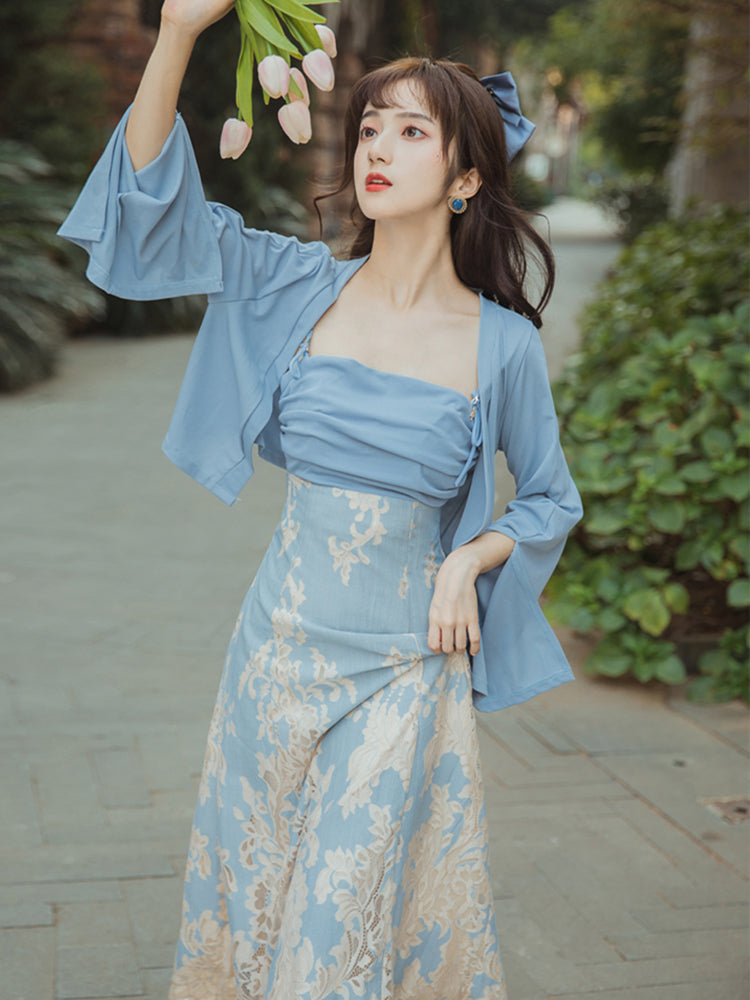 Retro French Romantic Dress