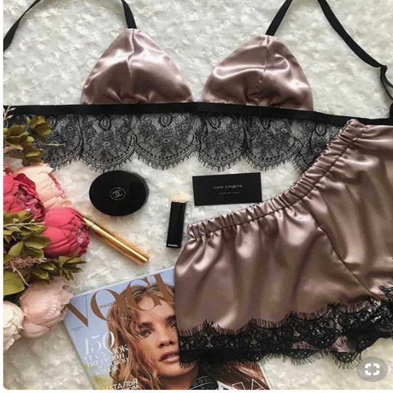 Three-Point Lace Lingerie