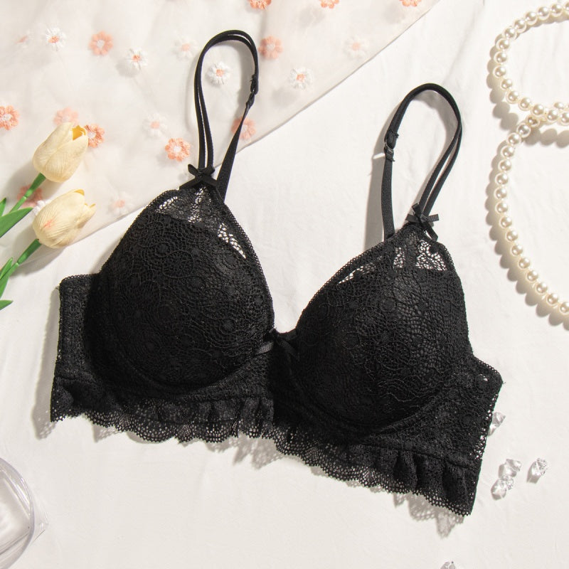 Women's Lingerie, Black, Sexy And Push-up