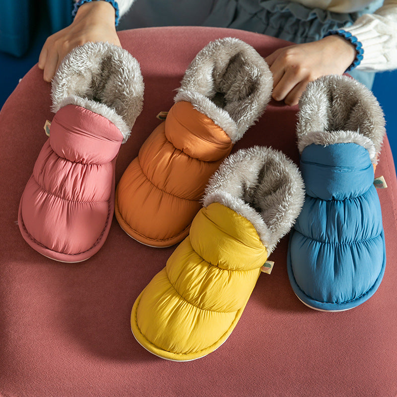 Thick Non-Slip Warm Cotton Slippers For Women