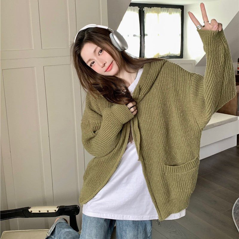 Large Casual Long-Sleeved Hoodie