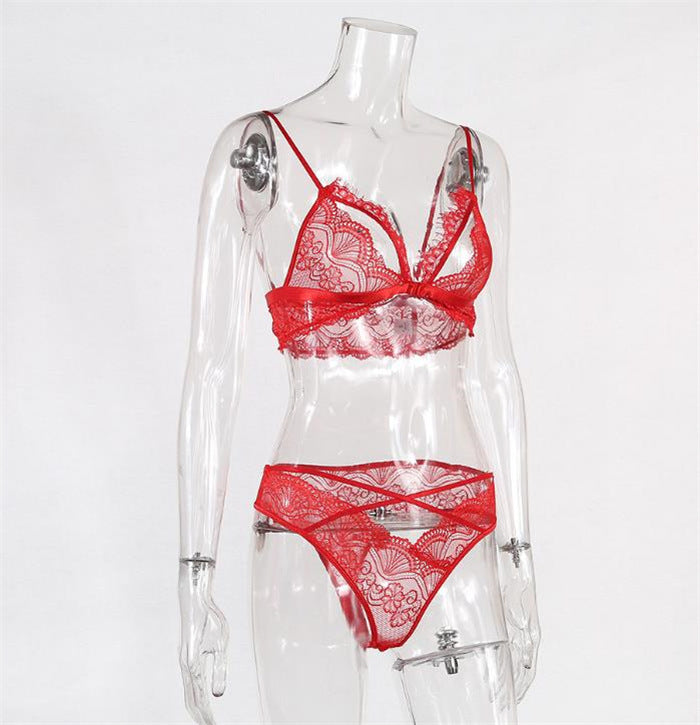 Frills Lace Lingerie Set