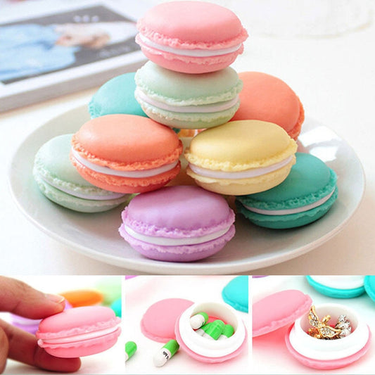 Macaron jewellery box storage storage box small plastic mini versatile desktop makeup accessories