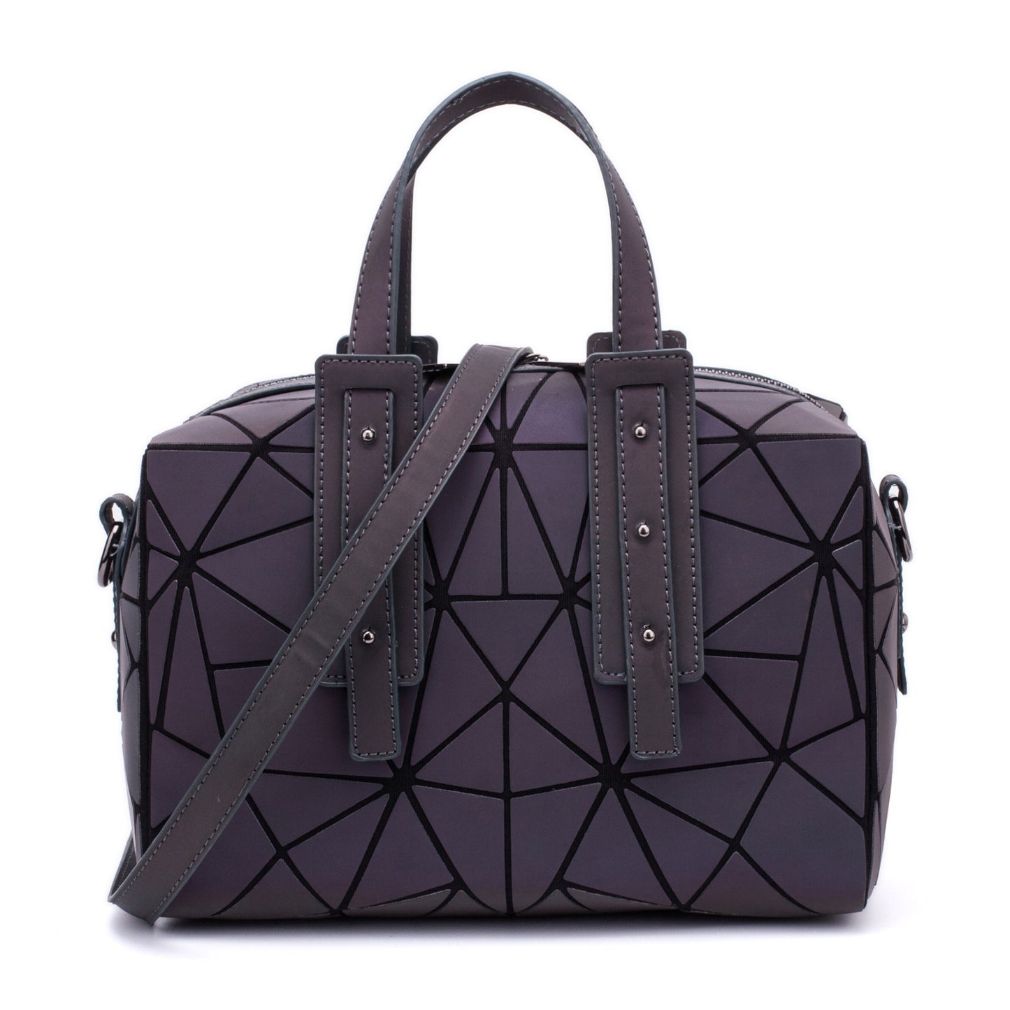 New Geometric Large Capacity Cross Body Rhomboid Handbag For Women