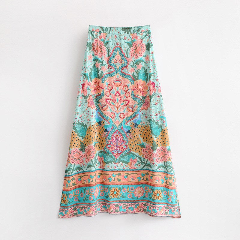 Positioning print skirt