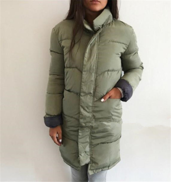 Warm Cotton Winter Jacket For Ladies