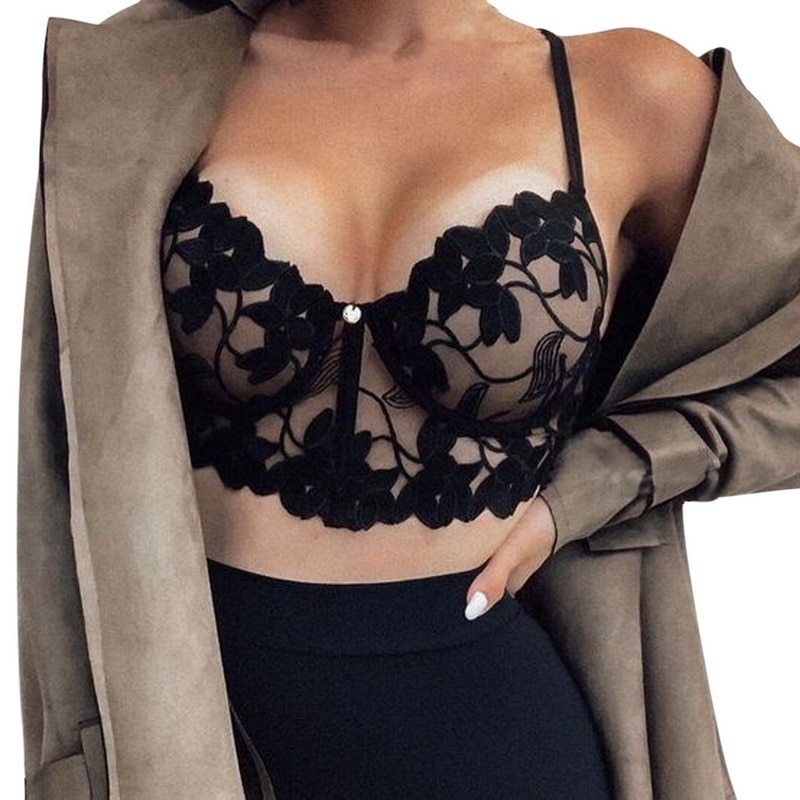 Lace Perspective Sling Bra