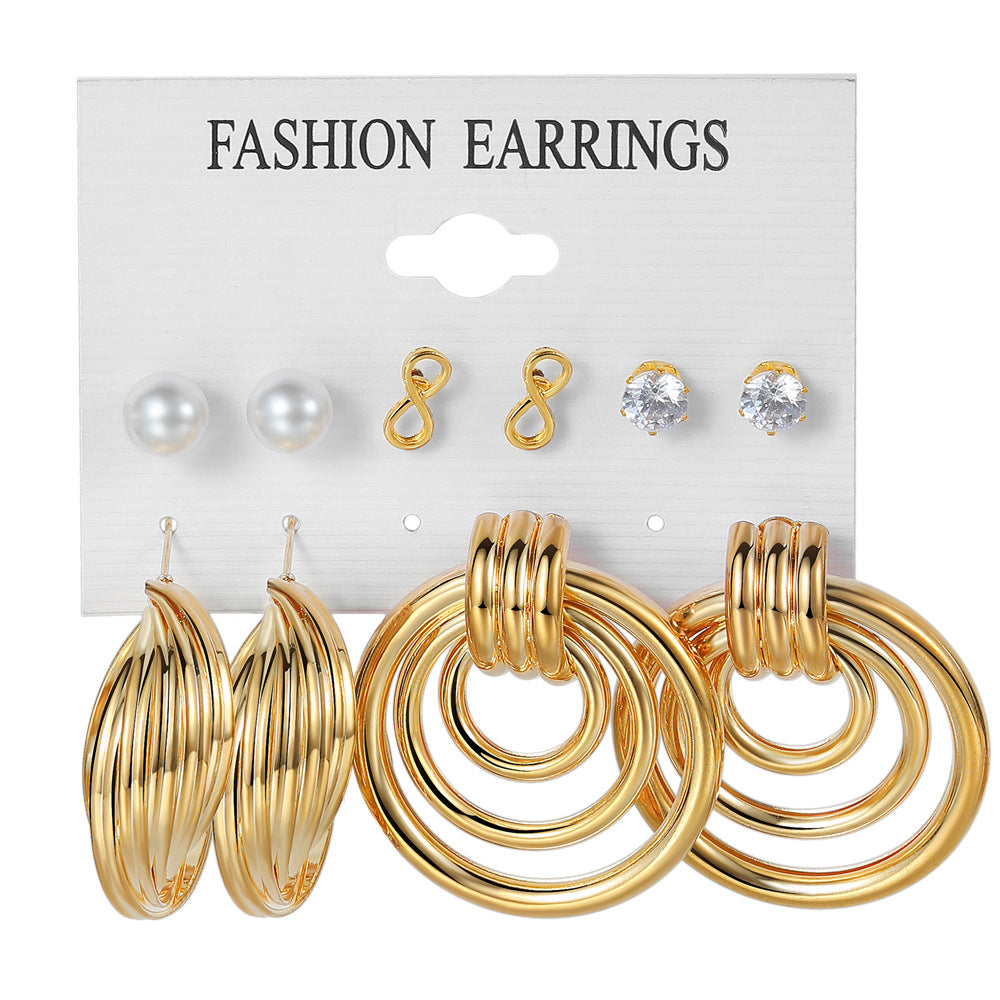 Fashion Exaggerated Big Hoop Earrings For Women