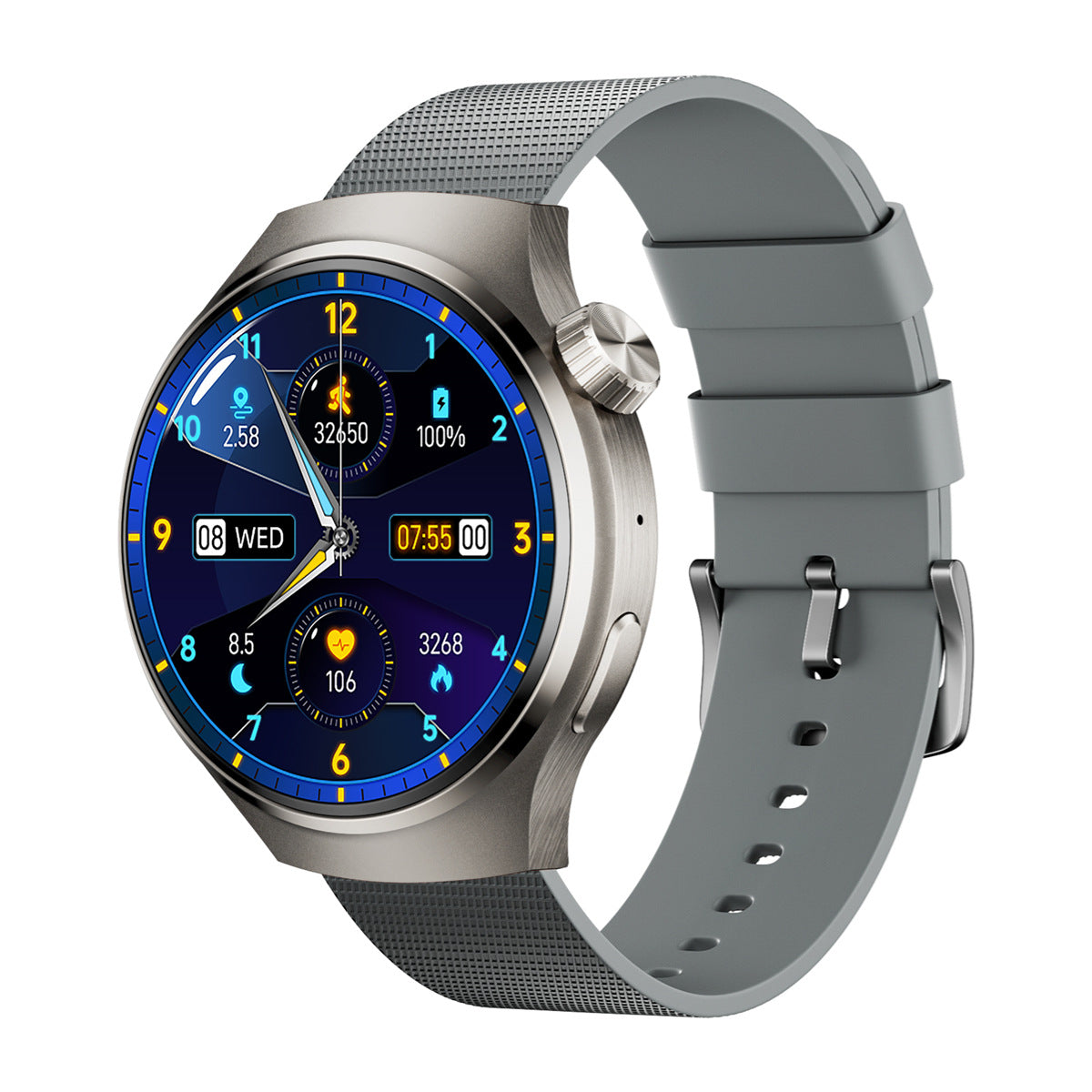 New Bluetooth Smart Watch - Heart Rate, Blood Pressure & Blood Oxygen Monitor