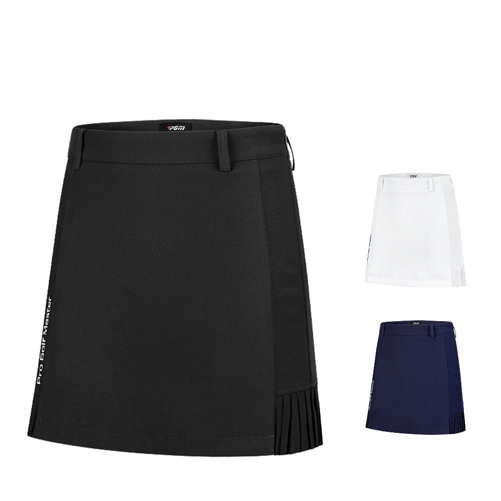 Pleated Back Swing Golf Mini Skirt